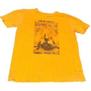 STEVIE NICKS Live June 11th 2009 Madison Square Garden Tee in Yellow Size 1X
